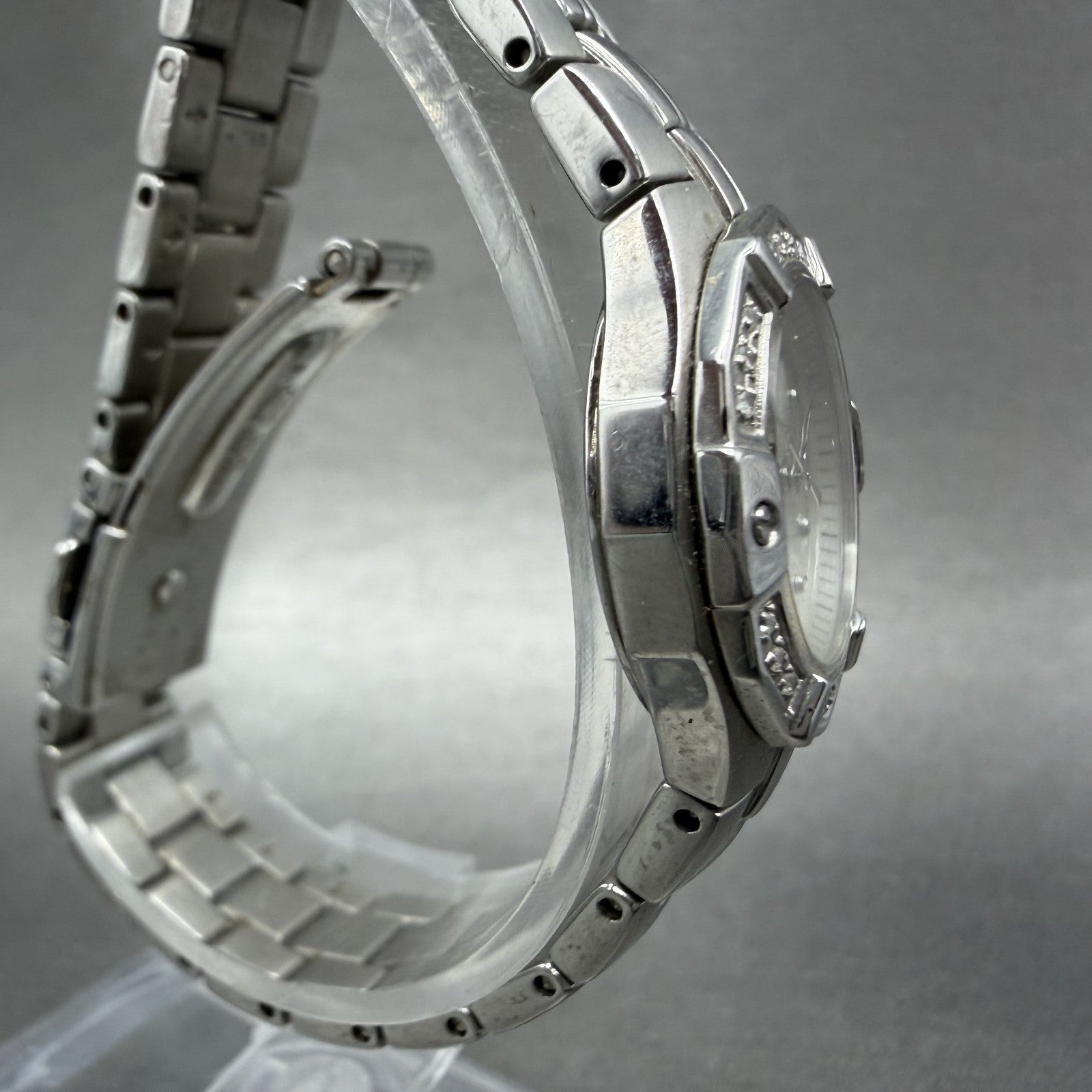 Seiko Coutura Watch Women 23mm Silver Dial Silver Tone 1n01-0le0 New Battery ABC3