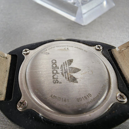Adidas Dive Stan Smith Watch Women 34mm Black Dial Black Tone Round New Battery8