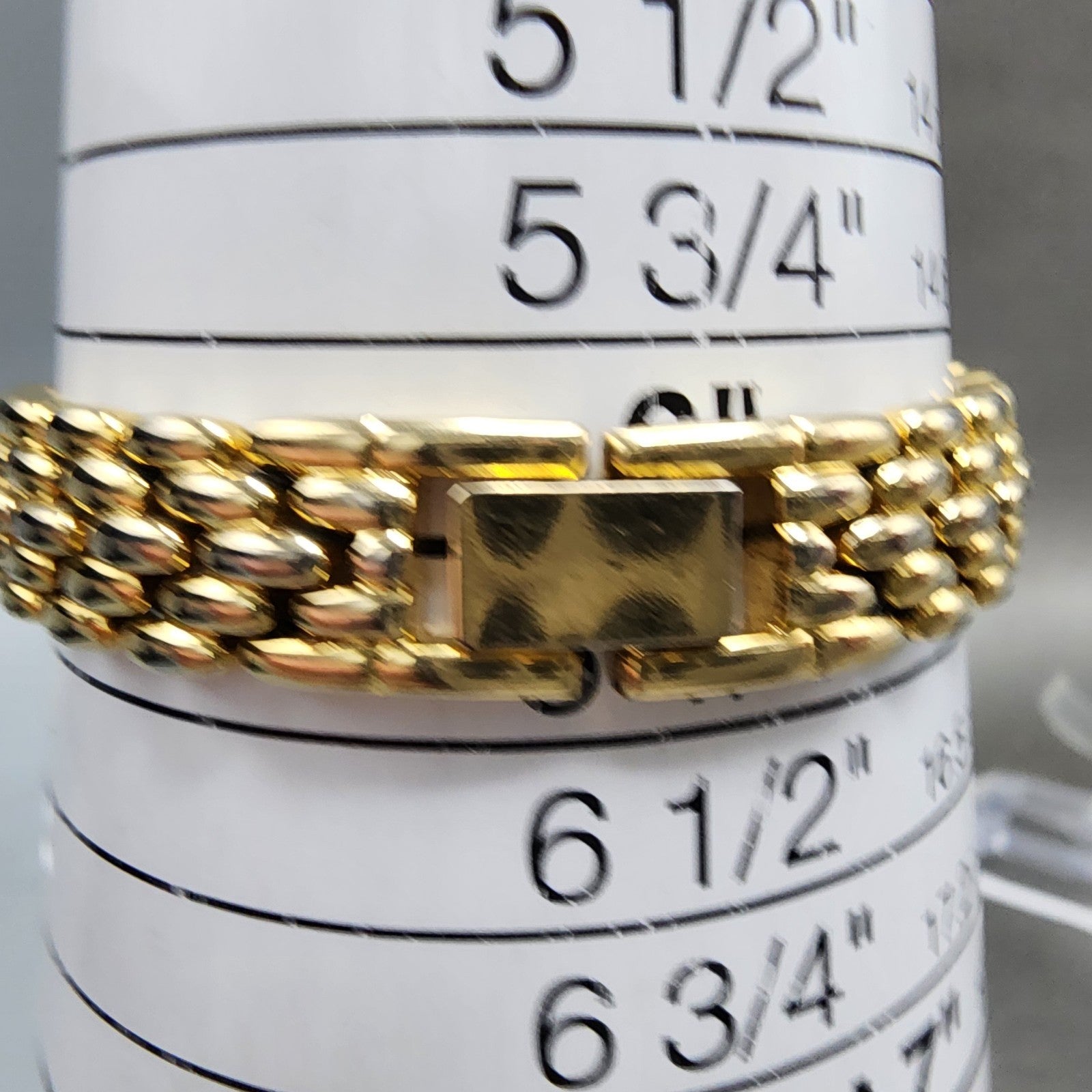 Citizen Tank Watch Women 13mm MOP Dial Gold Tone Rectangle 5421S036505 New Batt10