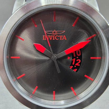 Invicta DNA Watch Men 46mm Black Dial Steel Date Round 10402 New Battery1