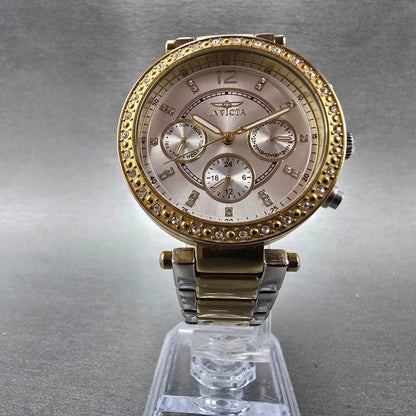 Invicta Angel Watch Women 36mm Silver Dial Two Tone Daydate 20470 New Battery5