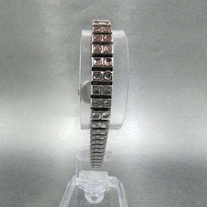 Wittnauer Watch Women 19mm White Dial Steel Round Manual Wind Runs NOS10
