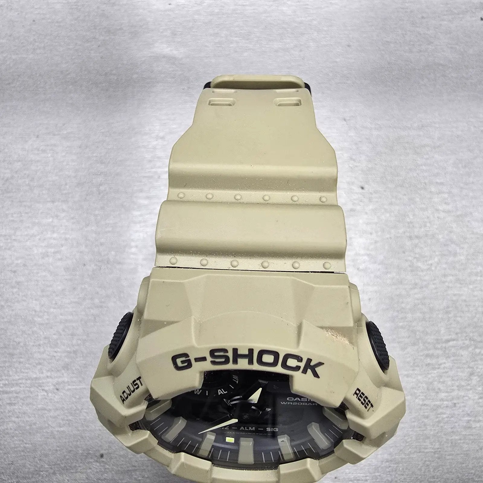 Casio G-Shock GA-700UC Watch Men 53mm Black Beige Chronograph Alarm New Battery4