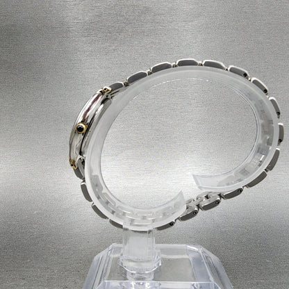 Seiko Exceline Watch Women 26mm White Dial Two Tone Round 3F310C40 New Battery7