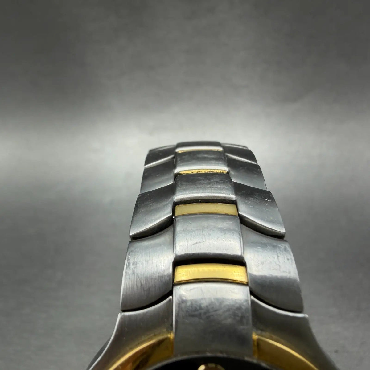 Movado Portico watch Men 34mm Black Dial Two Tone Round 81 G1 1894 PARTS5