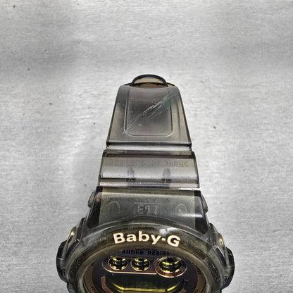 Casio Baby-G BG-6901 Watch Women 46mm Gold Gray Alarm Chronograph New Battery4