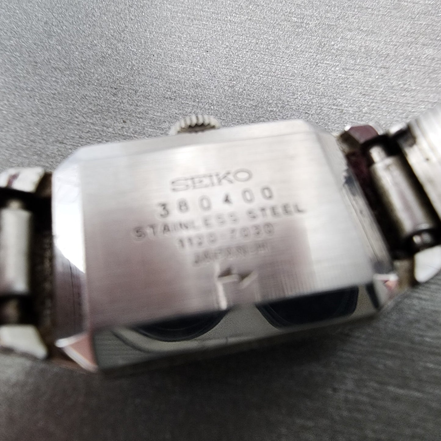 Seiko Special Watch Women 18mm Blue Dial Silver Tone Manual 11207030 Runs9
