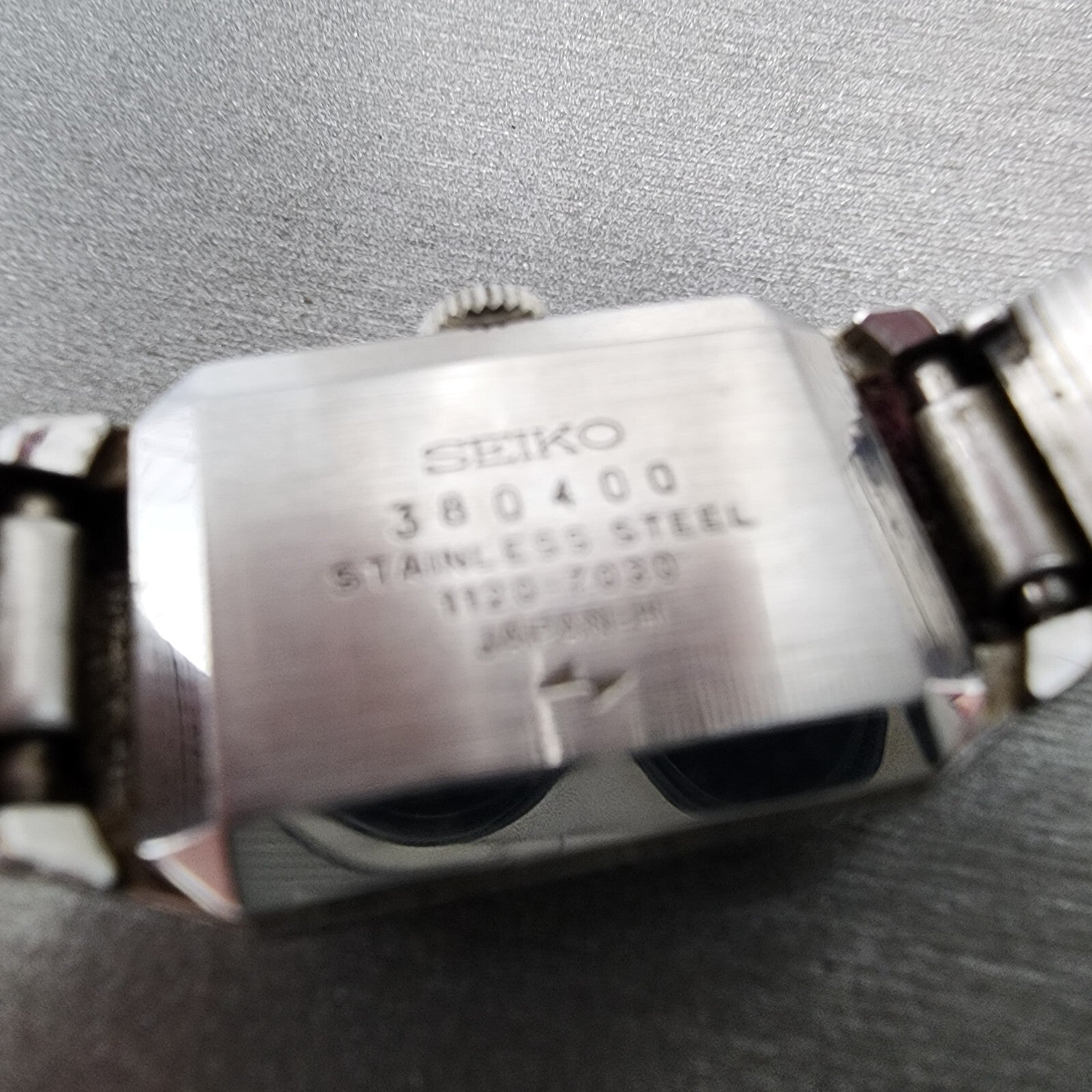 Seiko Special Watch Women 18mm Blue Dial Silver Tone Manual 11207030 Runs9