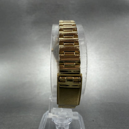 Seiko Watch Women 17mm Black Dial Gold Tone Round 2Y01-5089 New Battery7