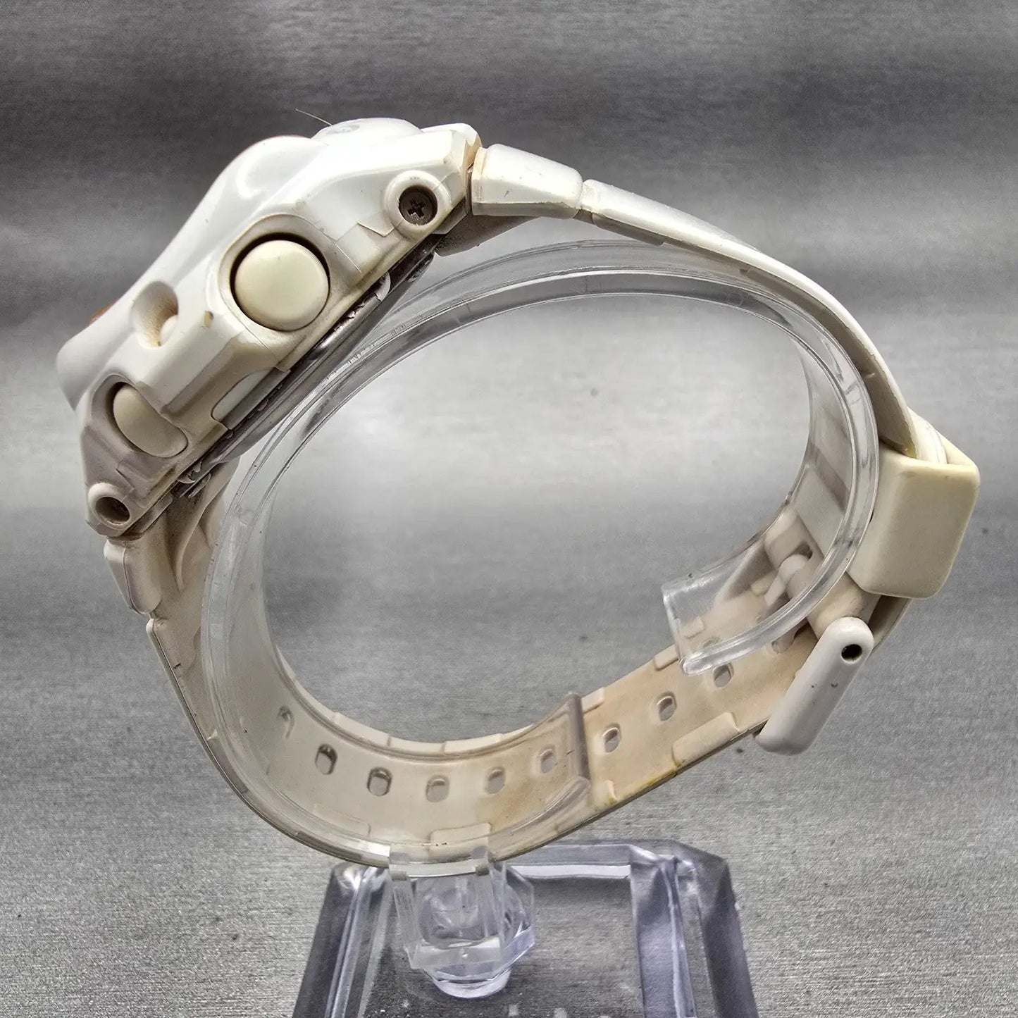 Casio Baby-G BG-169R Watch Women 43mm White Dial White Alarm Chrono New BatteryL6