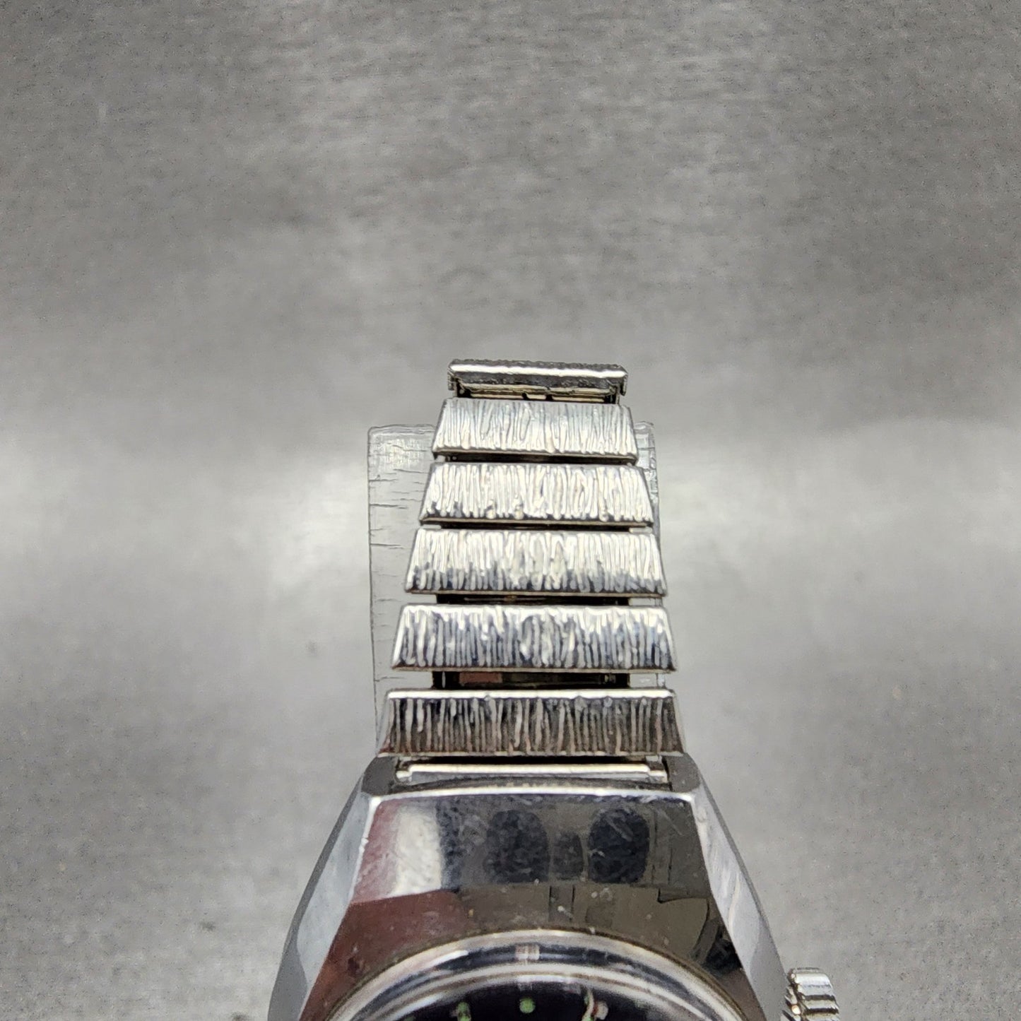 Citizen Automatic Watch Women 26mm Blue Dial Silver Tone Daydate Round Runs VTG4