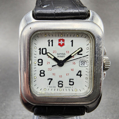Victorinox Swiss Army Tank Watch Women 29mm White Dial Silver Tone PARTS