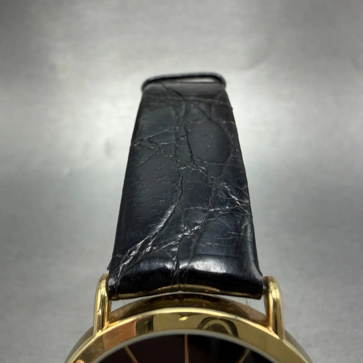 Raymond Weil Watch Men 31mm Black Dial Gold Plated Date Round 5507 New Battery4
