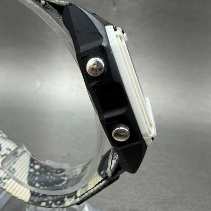 Freestyle Shark Watch Men 38mm Black White Blue Alarm Chrono Luke Davis READ!!!!3