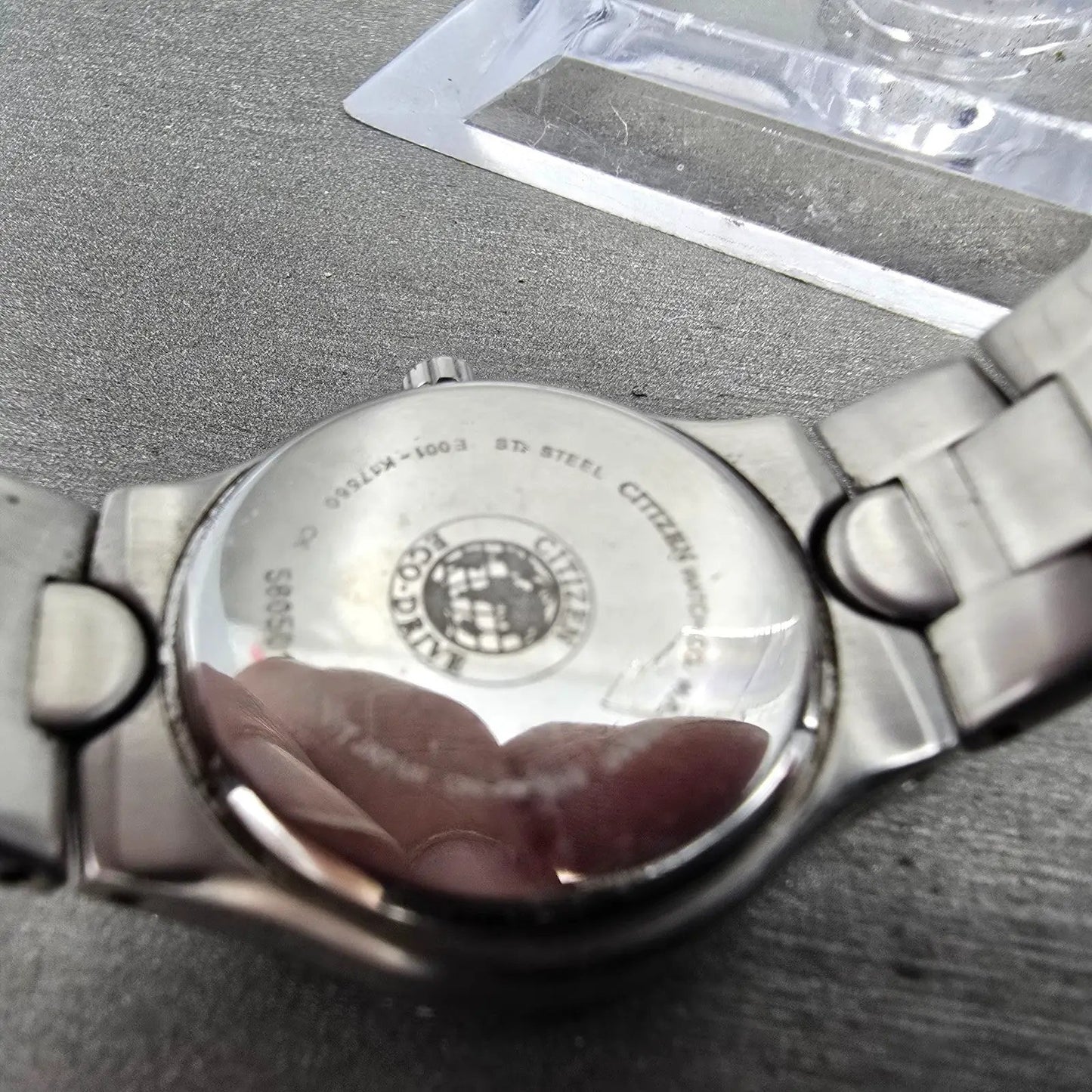 Citizen Eco-Drive Watch Women 25mm Silver Dial Steel Daydate E001-K17560 Runs9