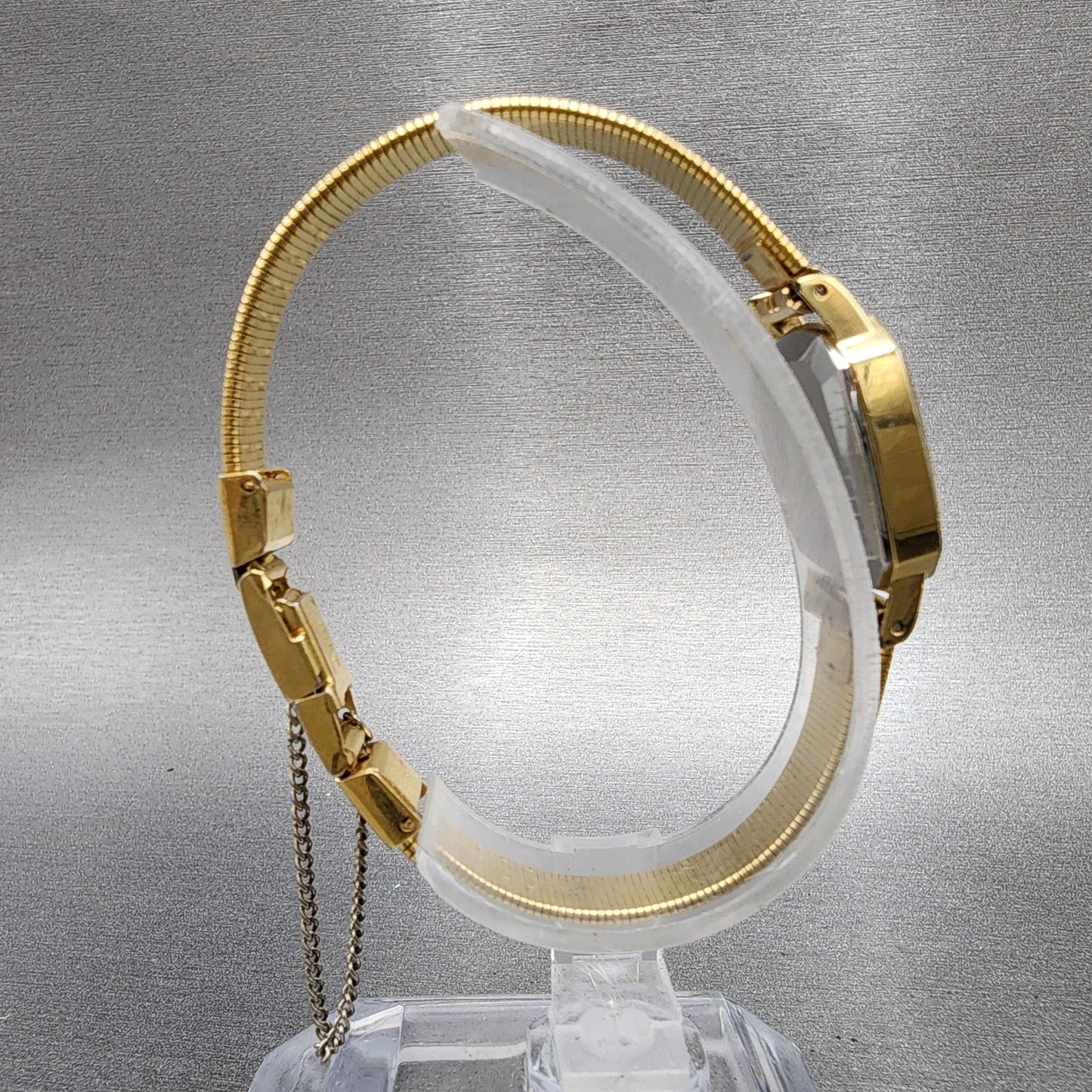 Seiko Watch Women 20mm Champagne Dial Gold Tone 54215180 New Battery8