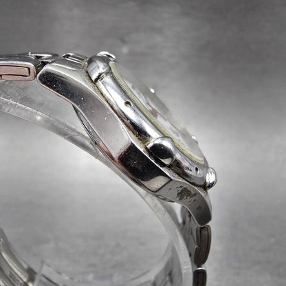 Wenger Swiss Military Watch Women 29mm White Dial Silver Tone Date 79040 New Bat3