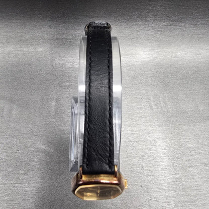 Seiko Watch Women 21mm Black Dial Gold Tone Oval 5421-5050 New Battery Vintage4