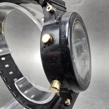 Casio G-Shock DW-6100 Watch Men 41mm Black Thermometer alarm Chrono READ! NewBat3