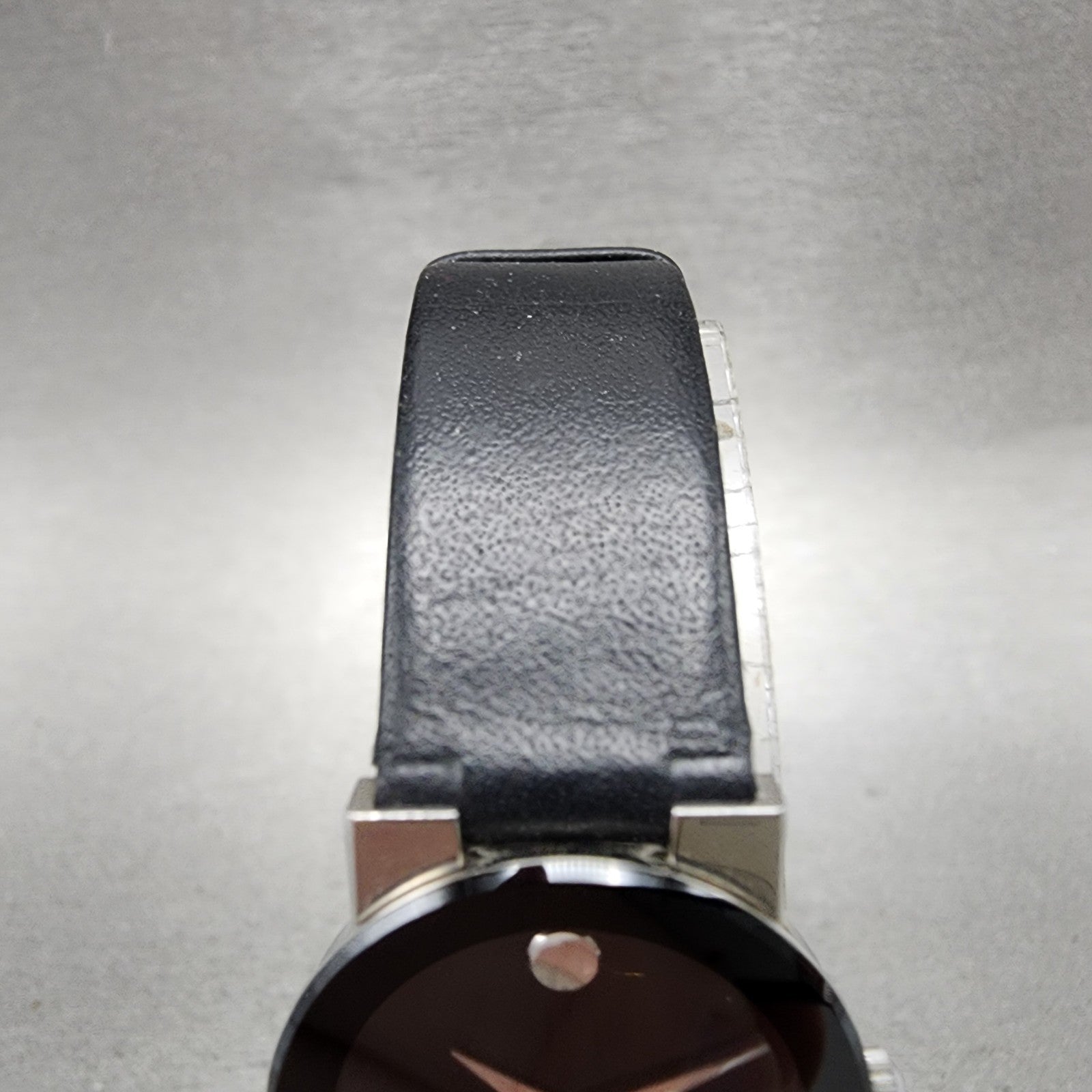 Movado Museum Watch Women 23mm Black Dial Steel Round 84.C1.82 New Battery4