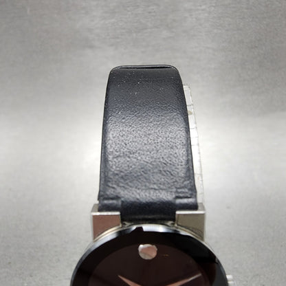 Movado Museum Watch Women 23mm Black Dial Steel Round 84.C1.82 New Battery4