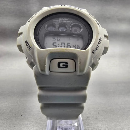 Casio G-Shock DW-6900FS Watch Men 51mm Black White Chronograph Alarm New Battery5