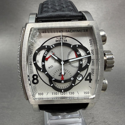 Invicta S1 Rally Chronograph Watch Men 49mm White Dial Steel 27918 New Batt0