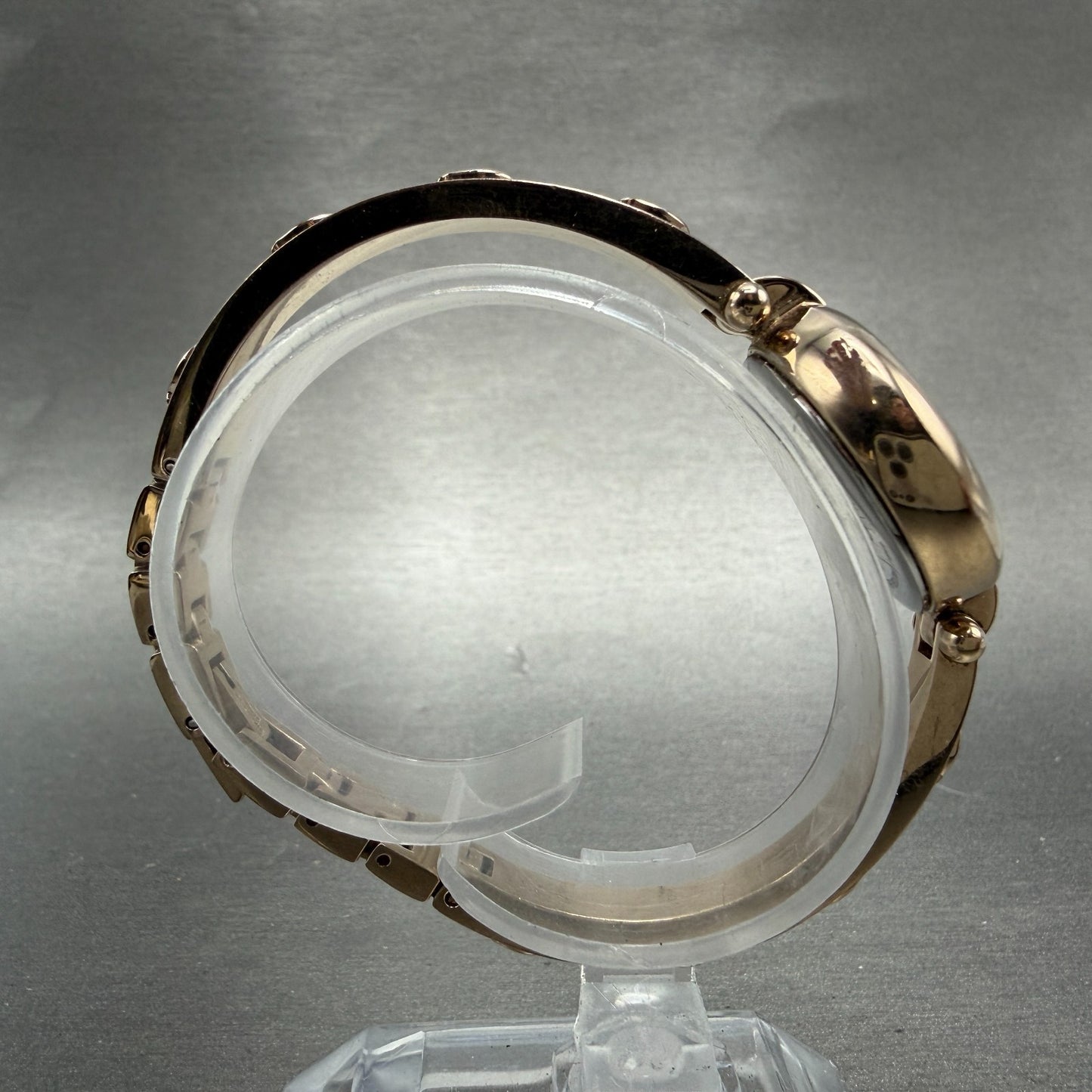 Coach Cary Watch Women MOP Dial Rose Gold Tone Bangle  New Battery8