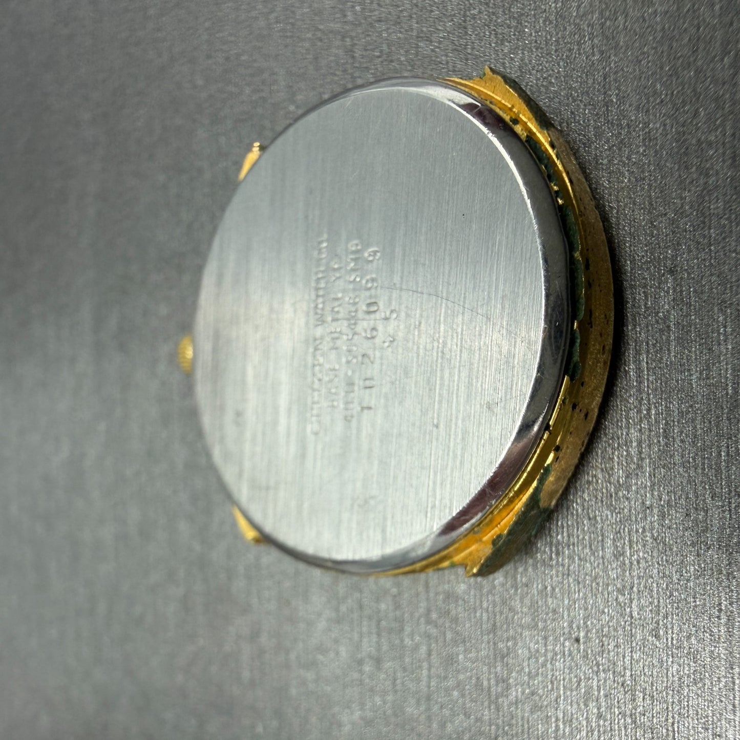 Citizen CQ Watch 32mm Black Dial Gold Tone Round PARTS!! 4031-S05448 New Battery12