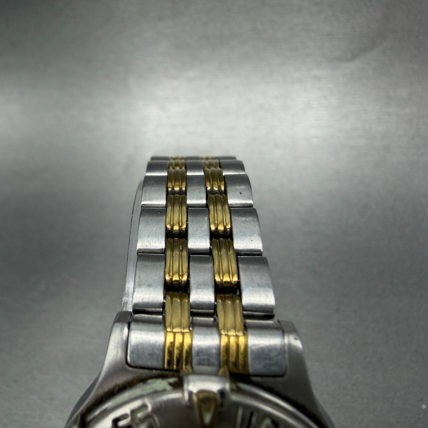 Wenger SMT Design Watch Women 29mm White Dial Two Tone Daydate Round New Batt4