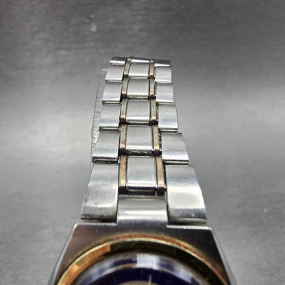 Seiko Automatic Watch Women 26mm Blue Dial TwoTone Daydate Round 2706-0199 PARTS5