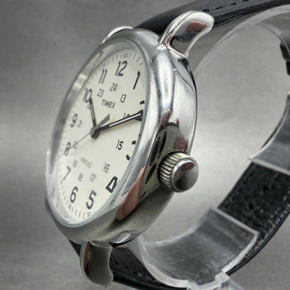 Timex Weekender Watch Men 40mm White Dial Silver Tone TW2T21600 New Battery2