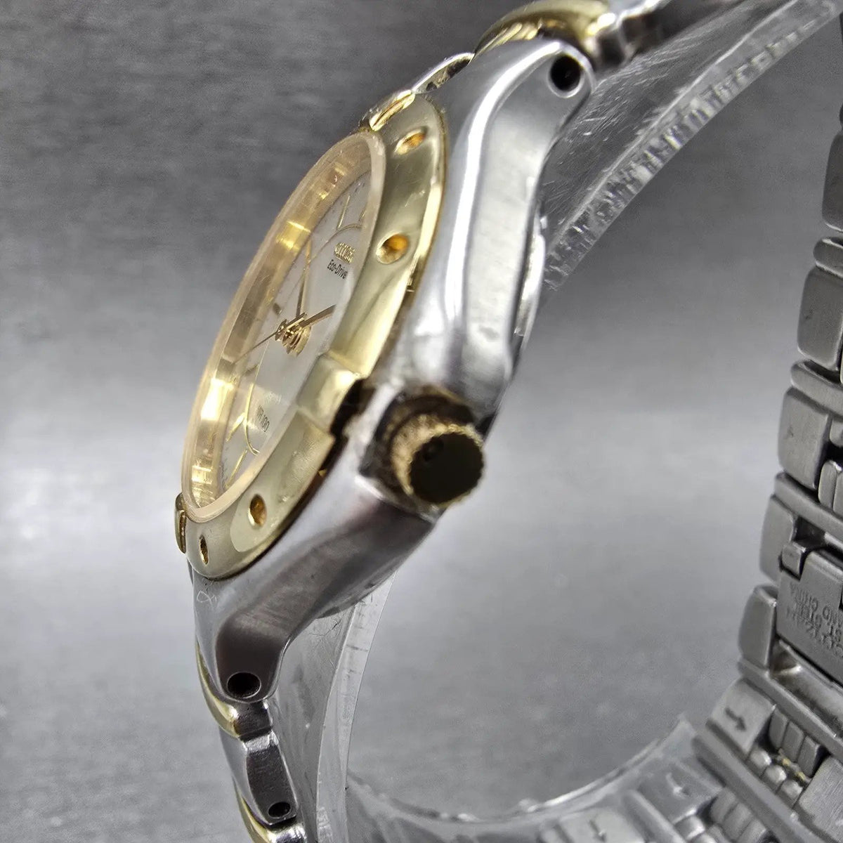 Citizen Eco-Drive Watch Women 27mm MOP Dial Two Tone Round A234-H10236 Works2