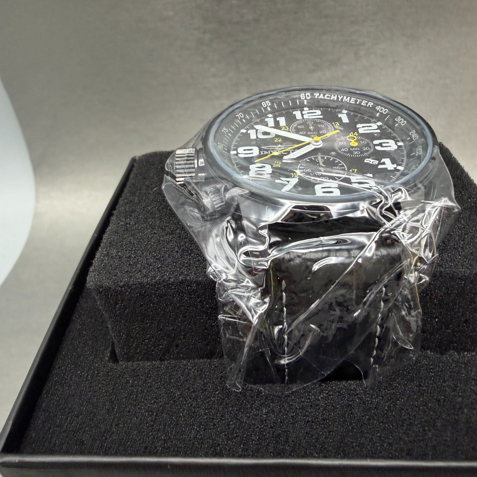Invicta I-Force Chrono Watch Men 46mm Black Dial Black Tone Date 3332 NIB2