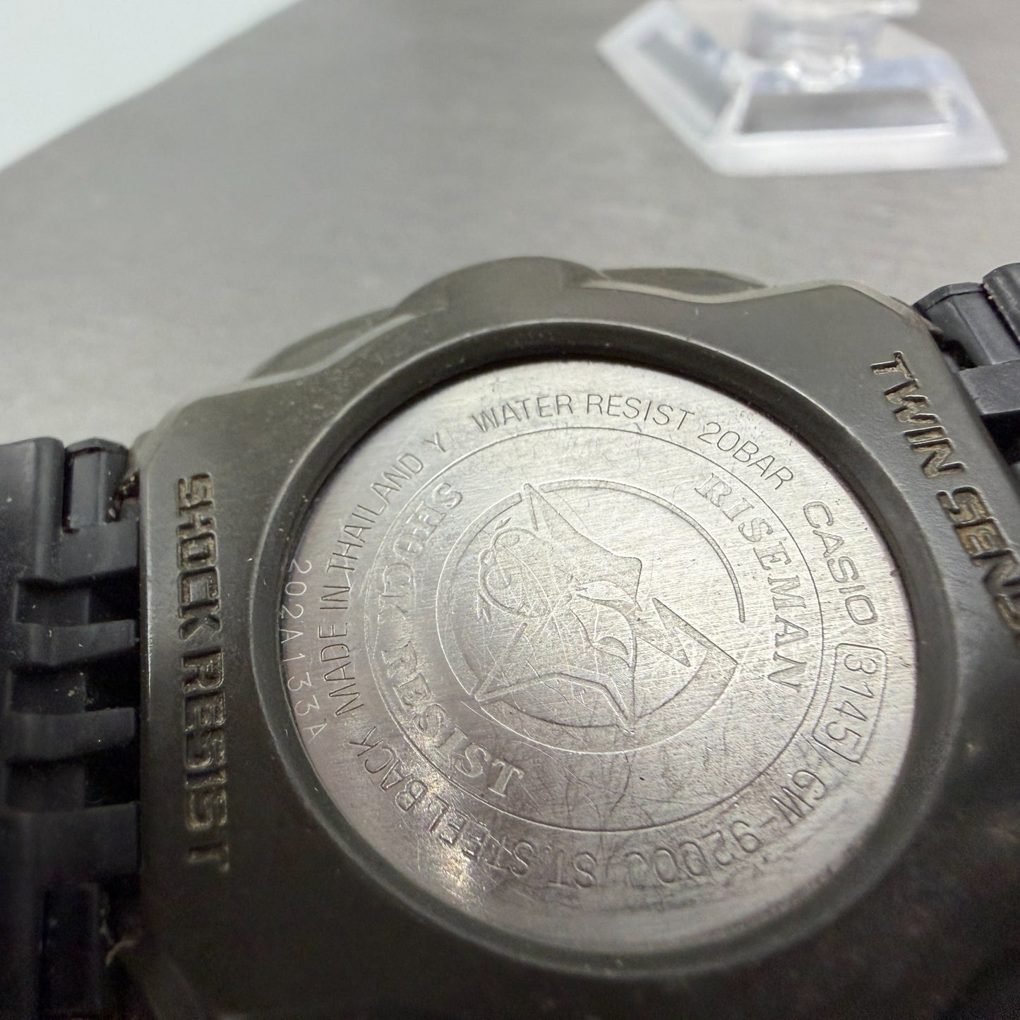 Casio G-Shock Riseman GW-9200J Watch Men 49mm Analog Digital Black Octagon Solar9