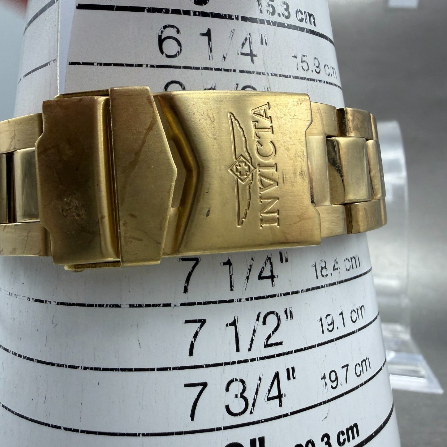 Invicta Pro Diver Watch Men 40mm Champagne Dial Gold Tone Date Automatic Runs10