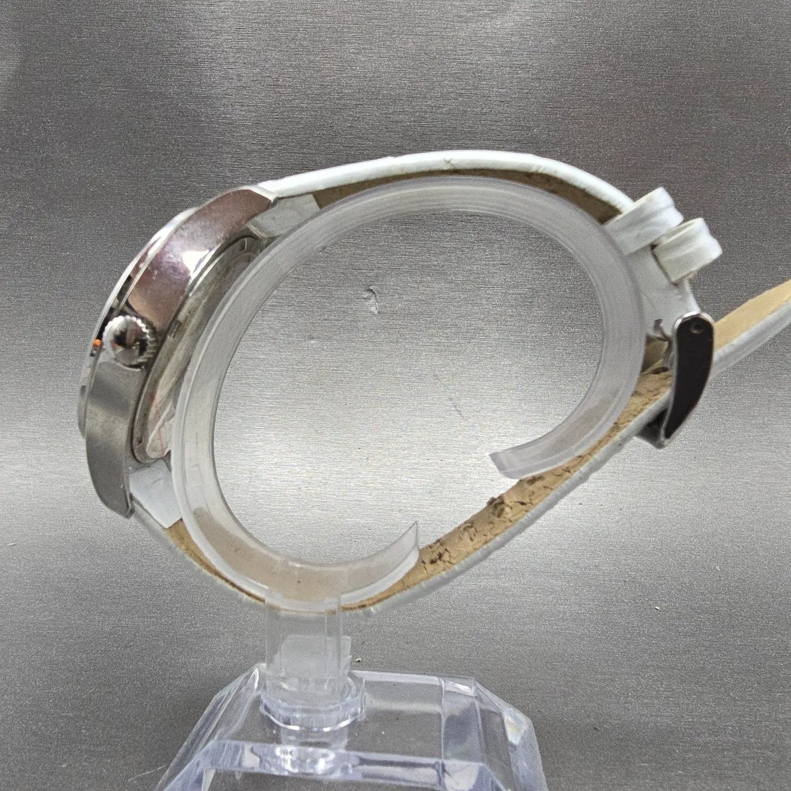 Invicta Angle Watch Women 40mm MOP Dial Silver Tone Round 24591 New Battery6