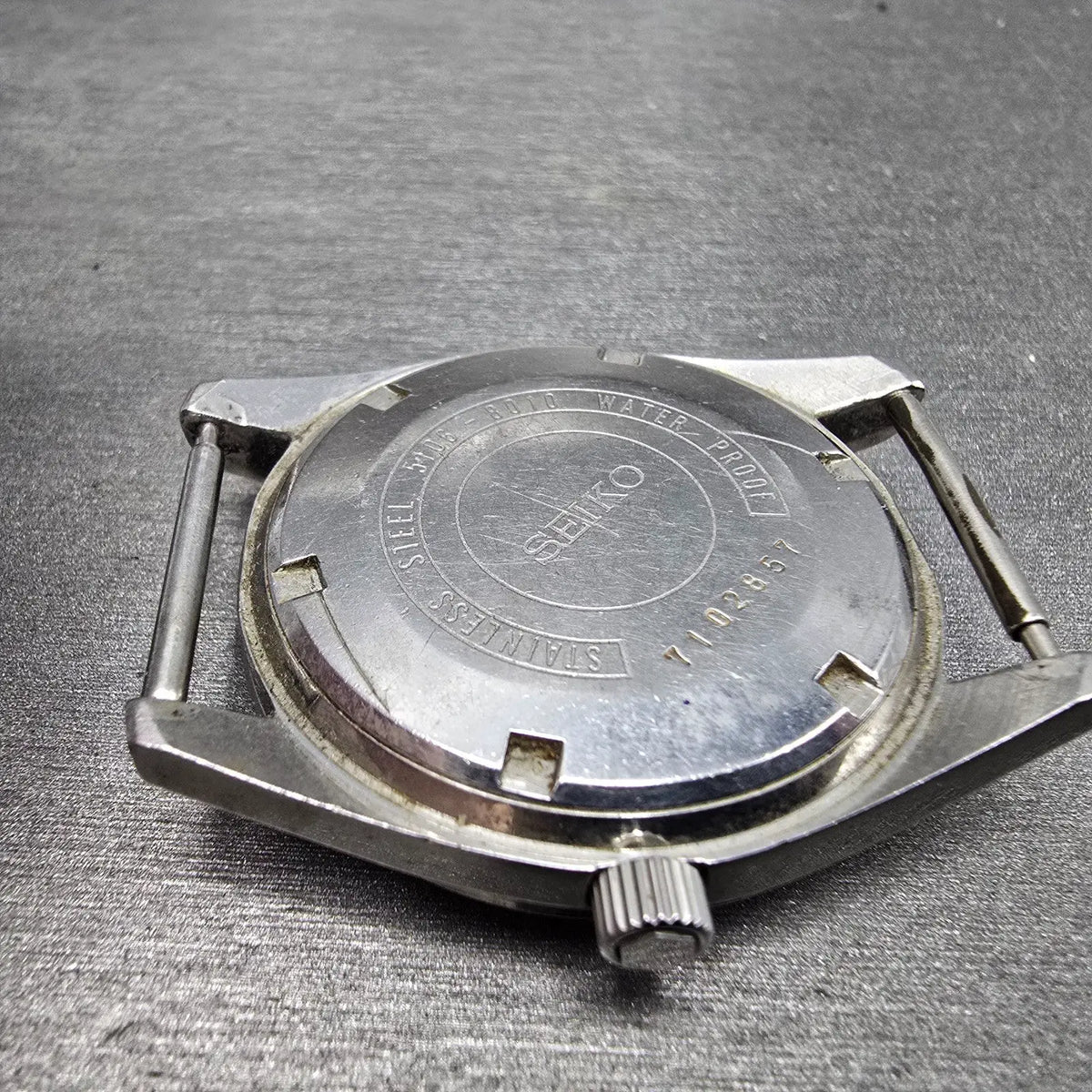 Seiko Seikomatic-P Watch men 37mm White Dial Steel Daydate 5106-8010 JDM PARTS11