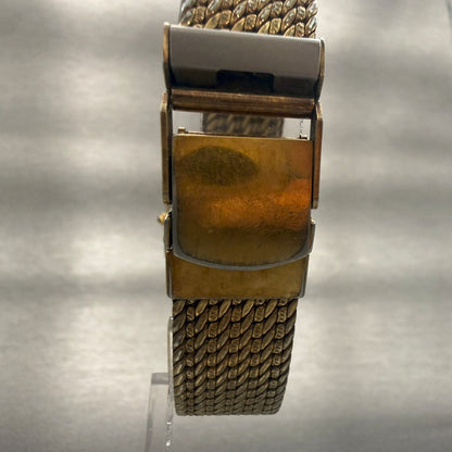 Seiko Dolce Watch Men 28mm Gold Dial Gold Tone Hexagon 7731-5000 New Battery7