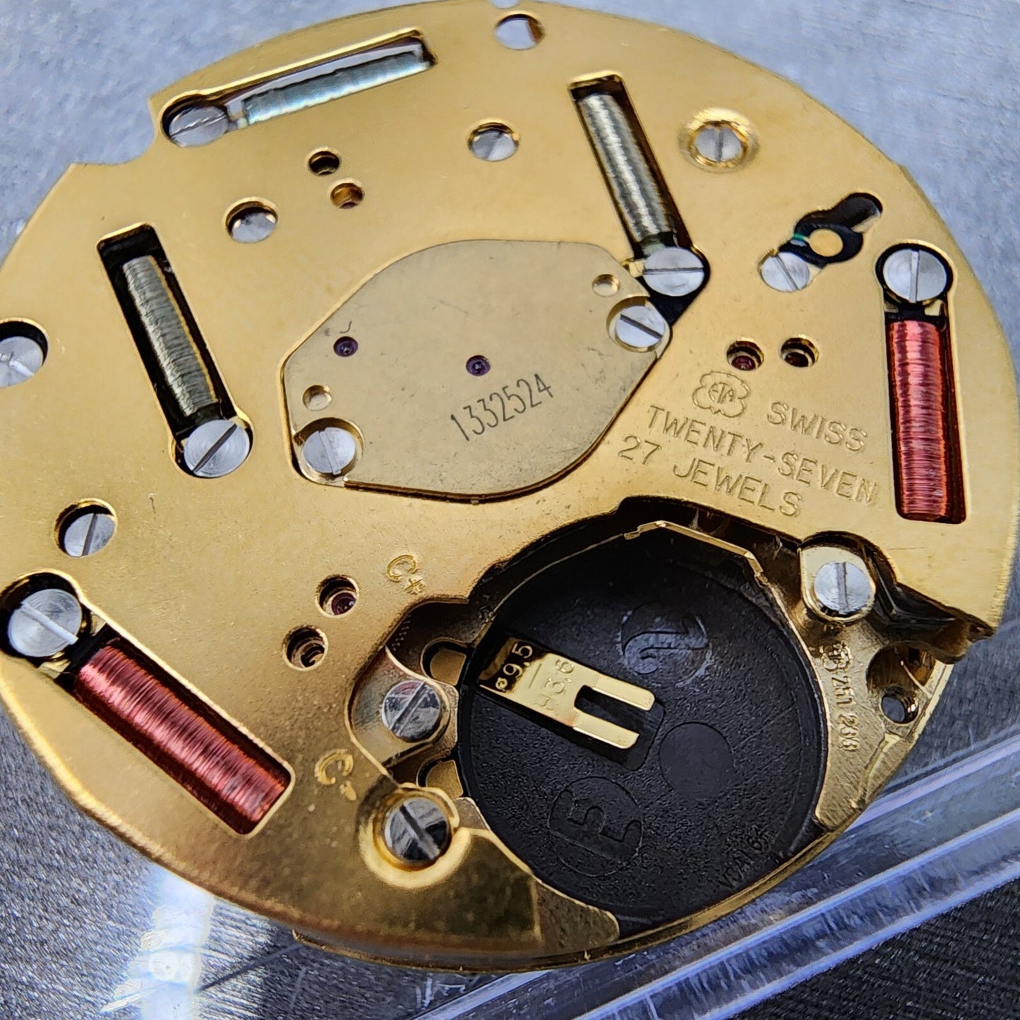 ETA 251.233 Chronograph watch movement White Date wheel Swiss Made PARTS0