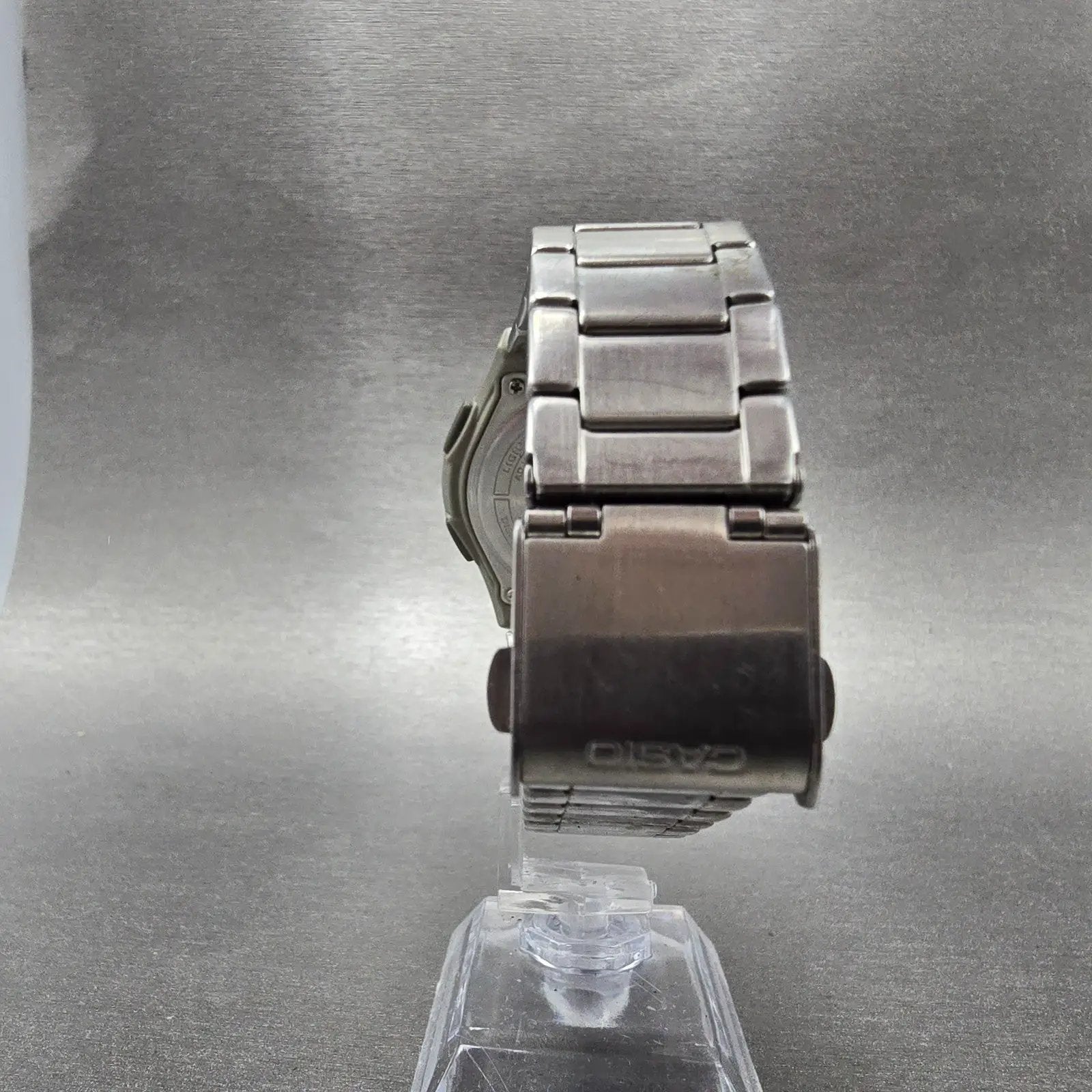 Casio Waveceptor Watch Men 41mm Black Dial Analog Digital Steel WVA-M480 Works7