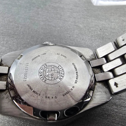 Citizen Eco-Drive Corso Watch Women 27mm Blue Dial Silver Date E011-S099684 Runs9