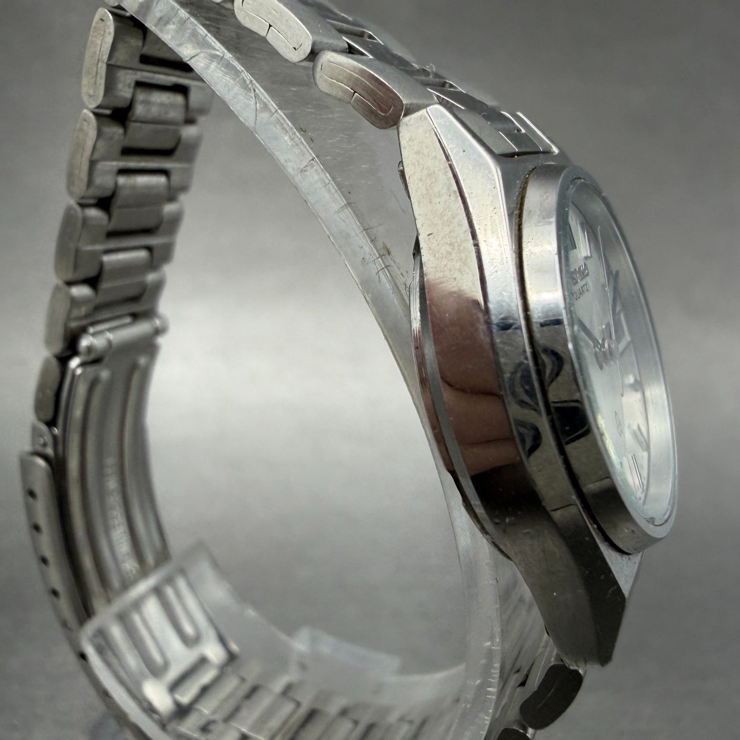 Seiko Watch Women 24mm Silver Dial Silver Tone Daydate 2626-0010 New Battery3