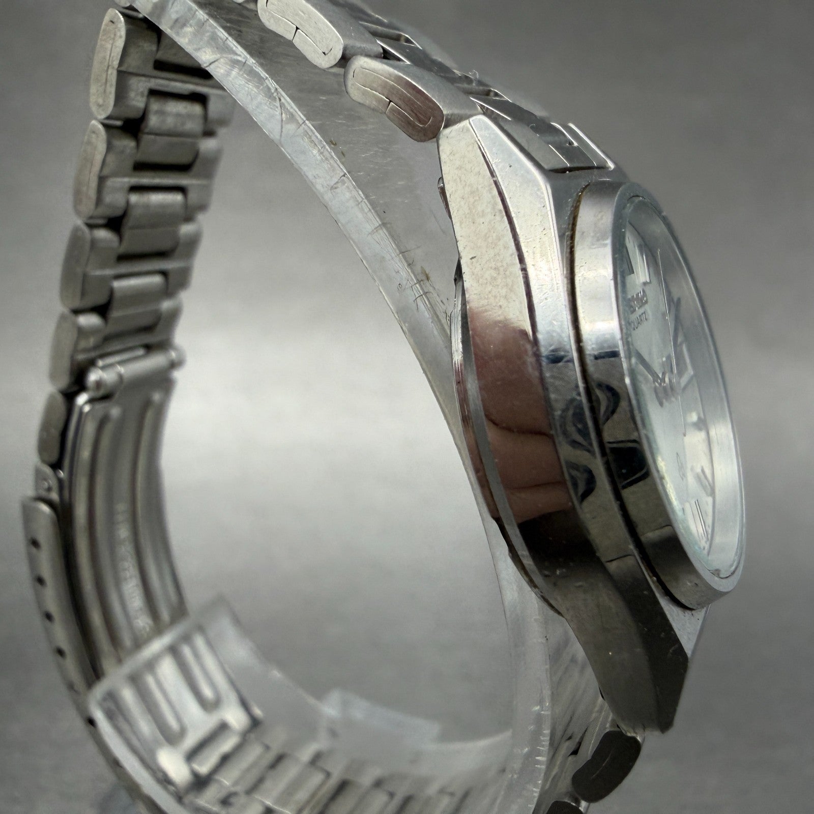 Seiko Watch Women 24mm Silver Dial Silver Tone Daydate 2626-0010 New Battery3