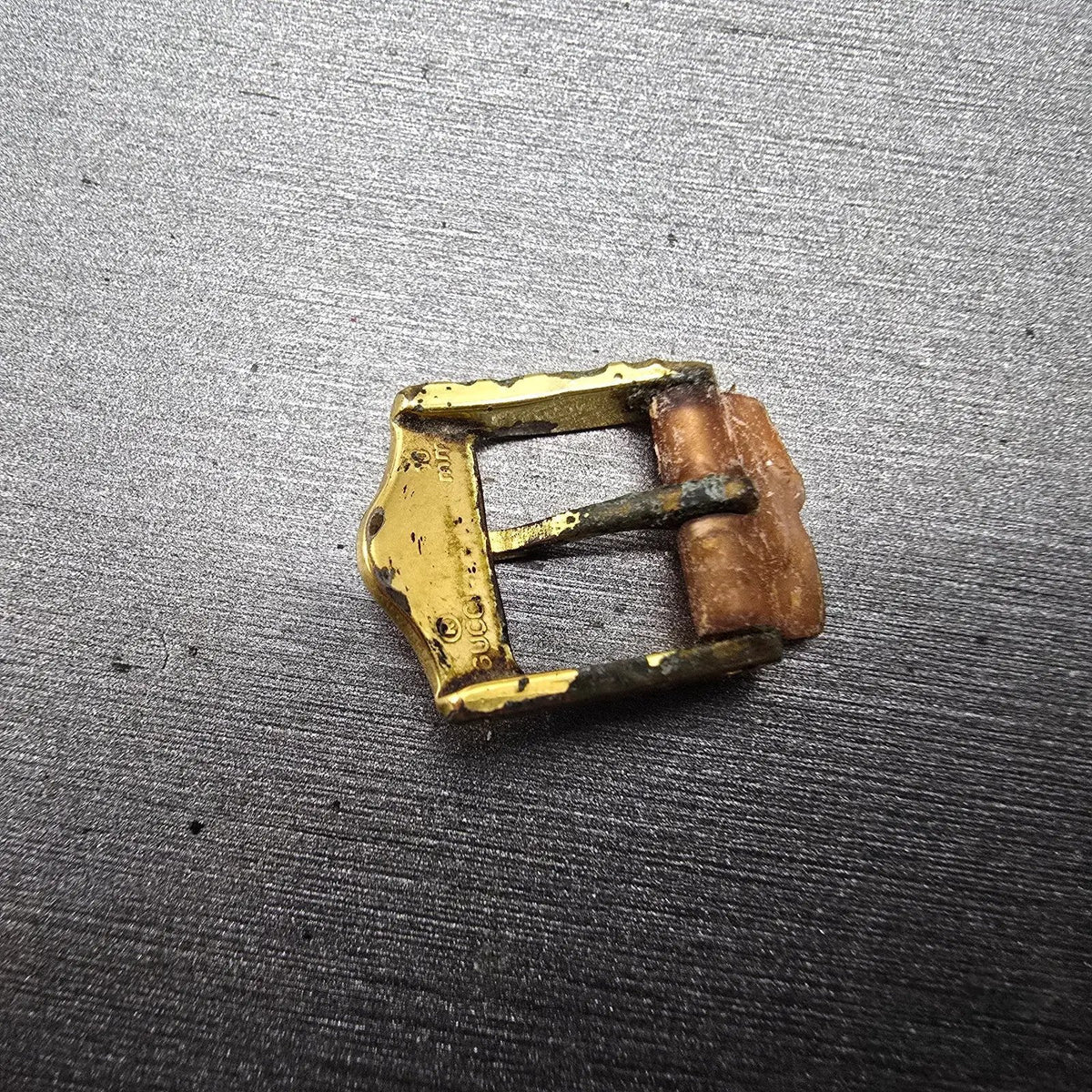 Gucci Watch Buckle 10mm Gold Plated Vintage1
