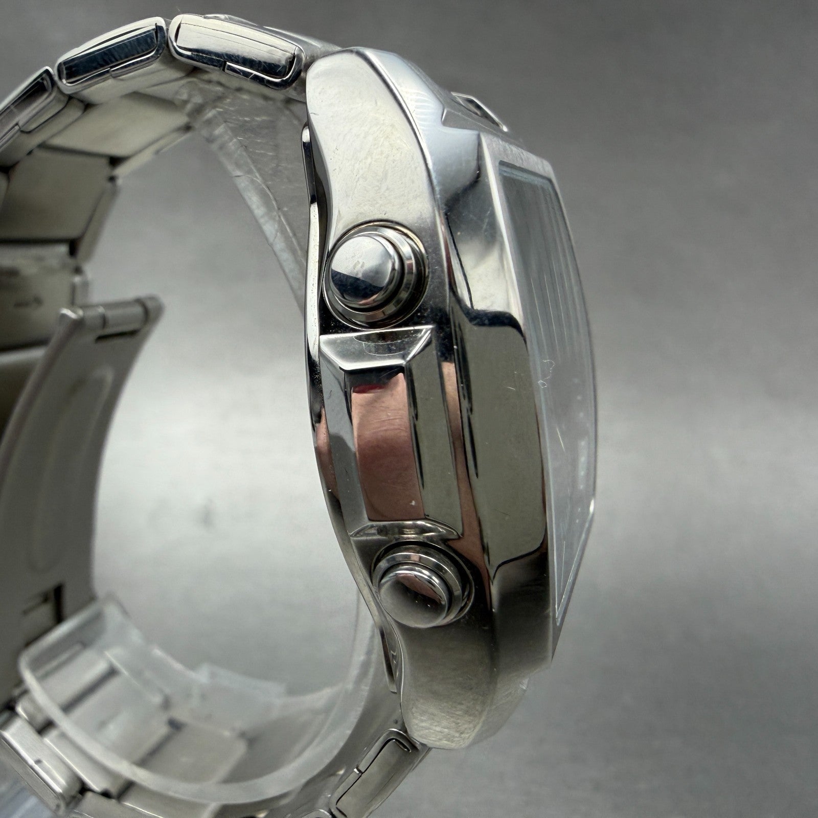 Casio Edifice EFA-120 Watch Men 38mm Analog Digital Steel Rectangle New Battery3