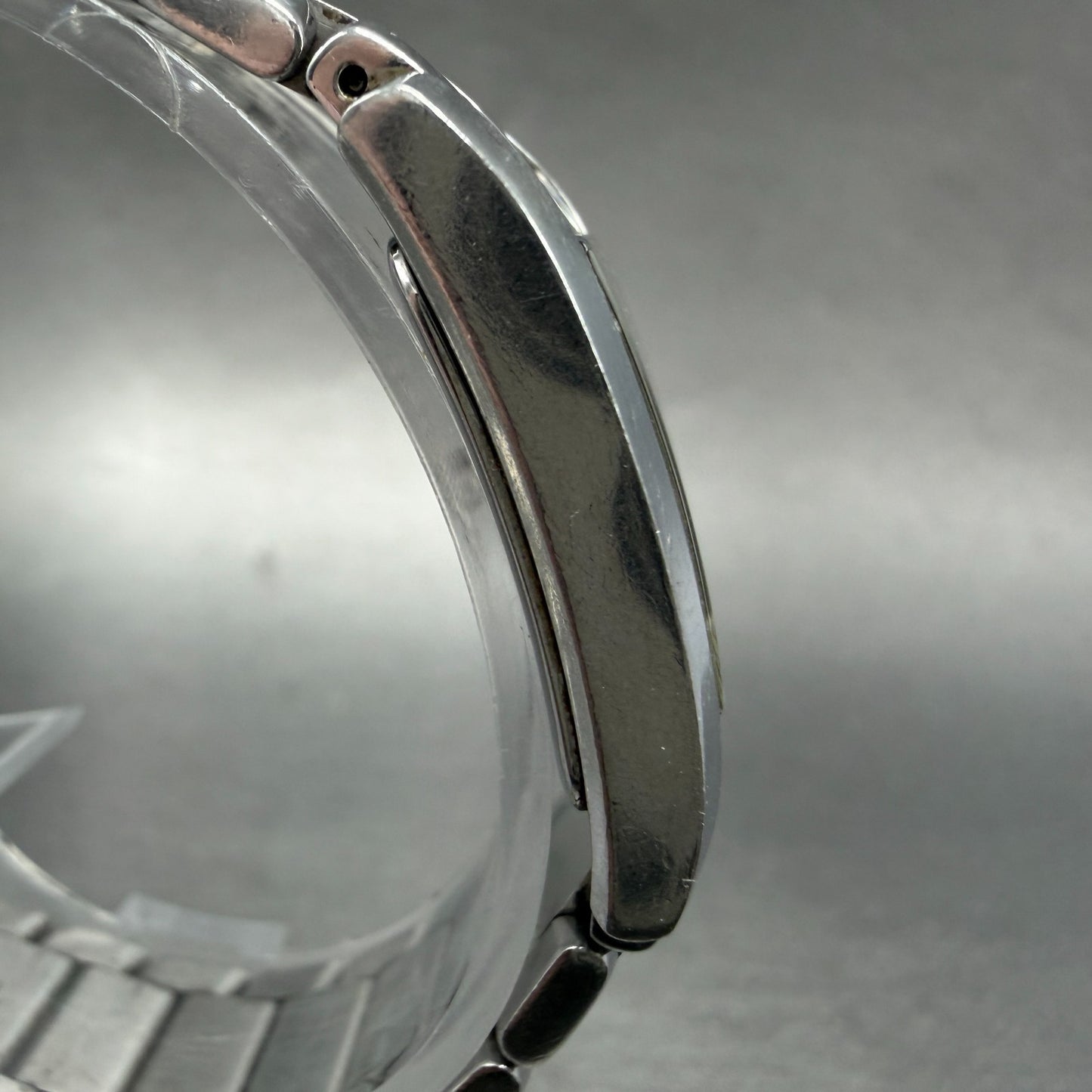 ESQ Tank Watch Women 21mm Blue Dial Silver Tone Small Seconds E5298 New Battery3