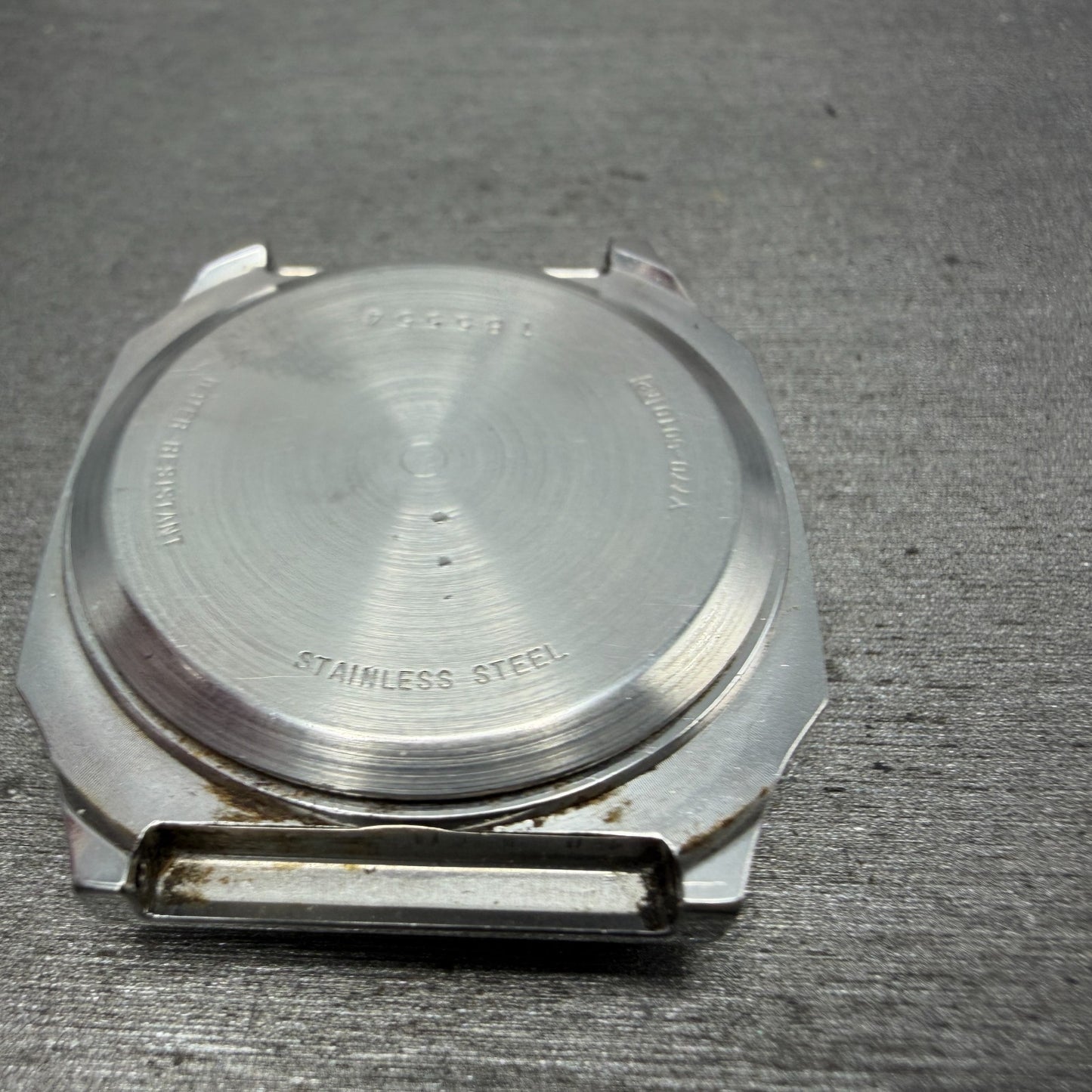 Seiko ALBA Digital Watch Men 34mm Silver Tone Alarm Chrono V770-5010 PARTS10