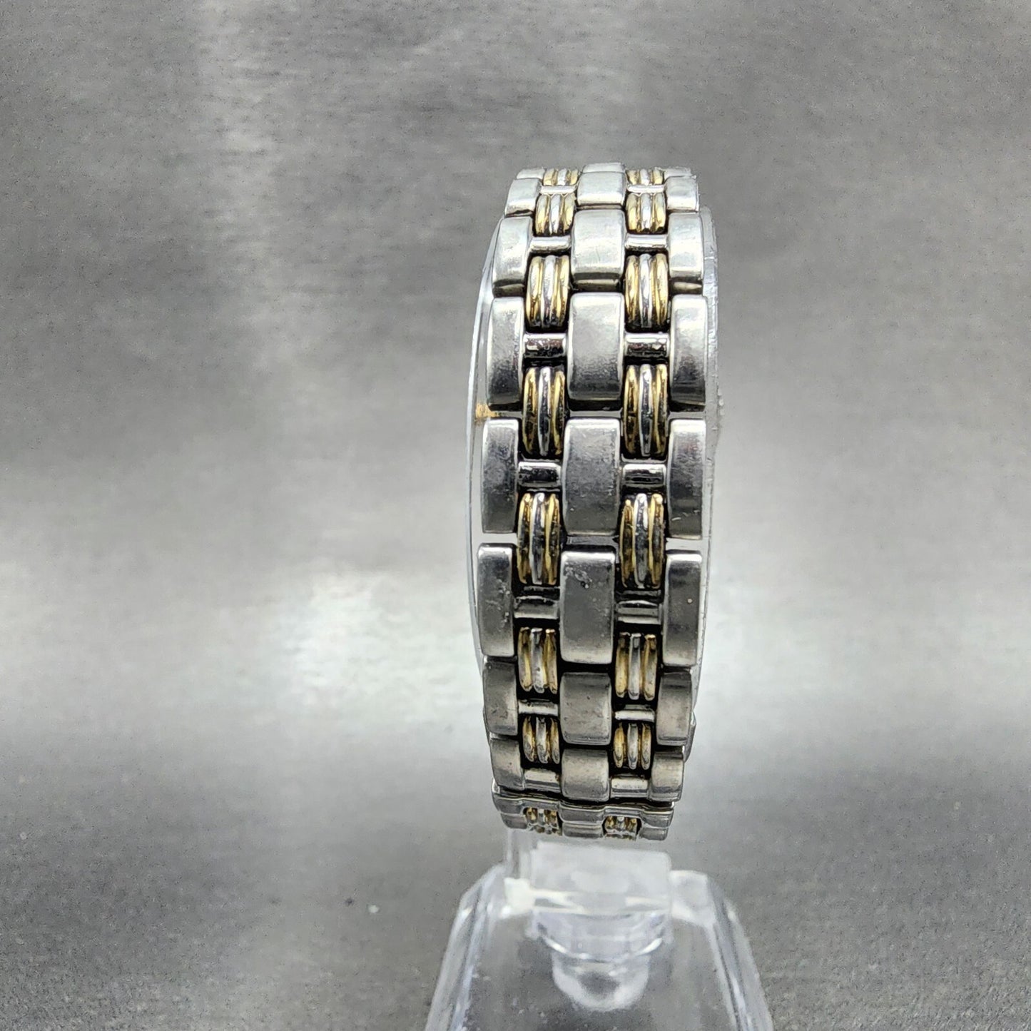 Seiko Watch Women 27mm White Dial Two Tone Date Round 7N820BR0 New Battery7