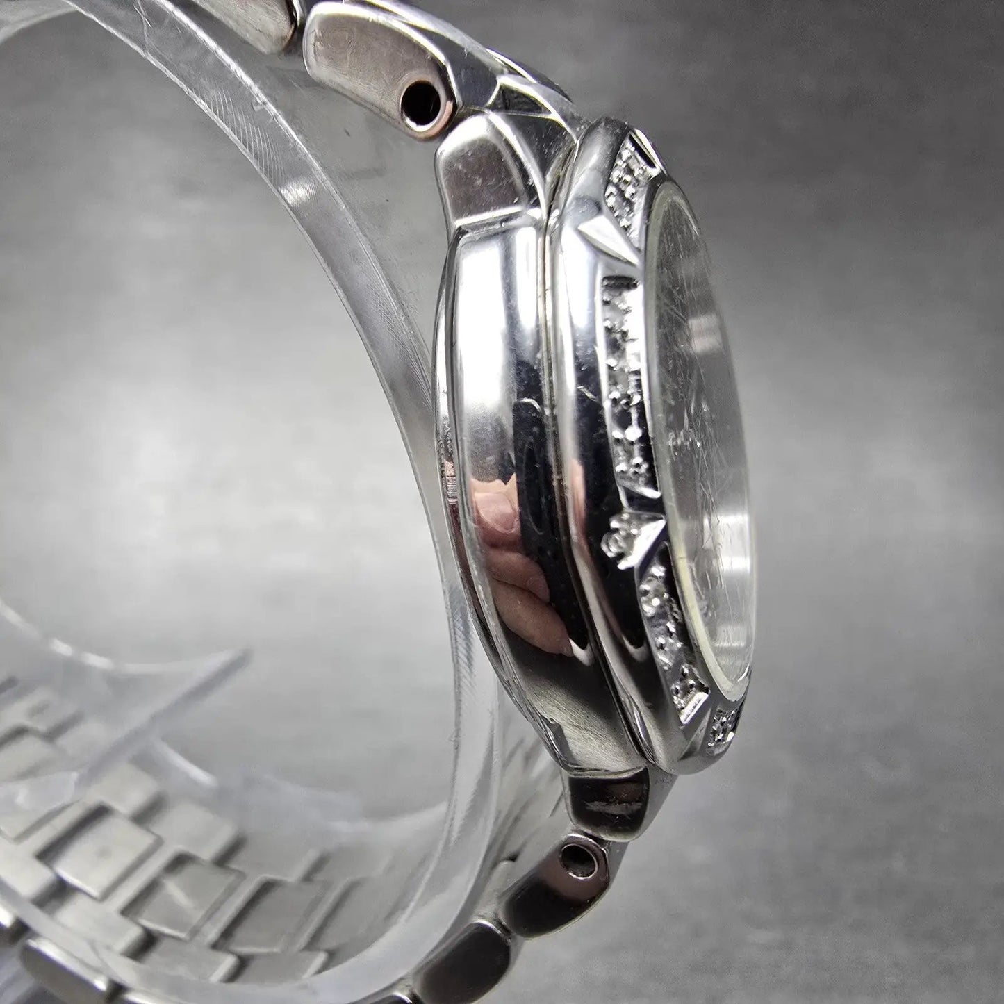 Citizen Eco-Drive Watch Women 26mm Brown Dial Silver Tone E031-S053650 Runs3
